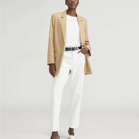 Everlane Denim - EVERLANE | the high rise‎ straight jean size 26 ankle in bone